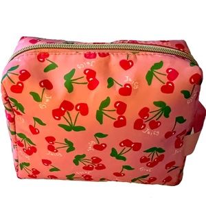 Juicy Couture- Lightly padded, Cherries, cosmetic bag. Like New!